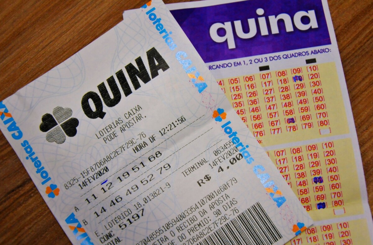 Ninguém gabarita dezenas e prêmio principal do próximo sorteio da Quina chega a R$ 2,8 milhões